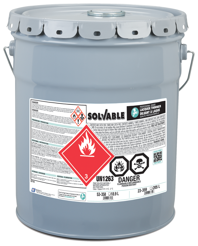 Lacquer Thinner Made in Canada Solvable