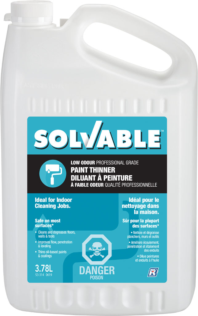 Low Odour Paint Thinner Made in Canada Solvable