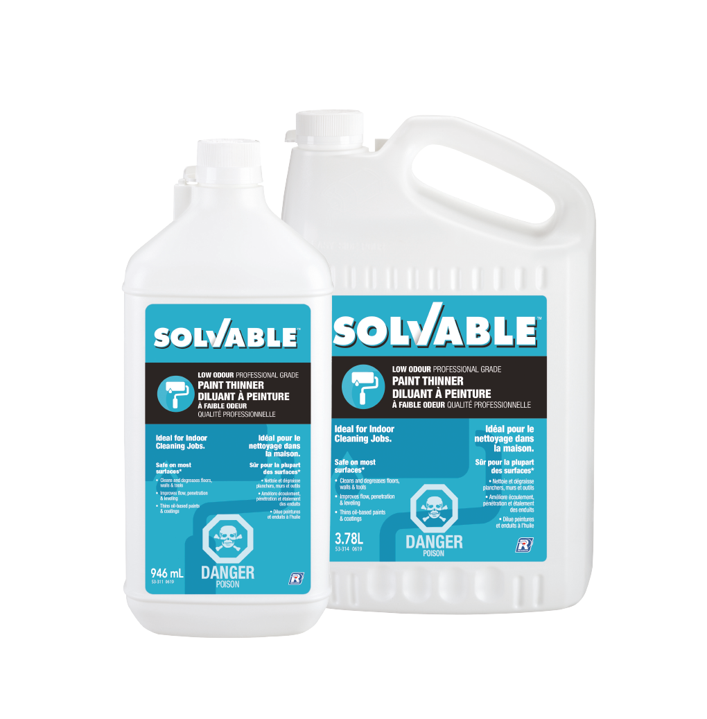 Low Odour Paint Thinner Made in Canada Solvable