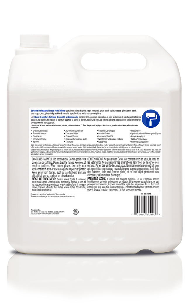 Paint Thinner Made in Canada Solvable