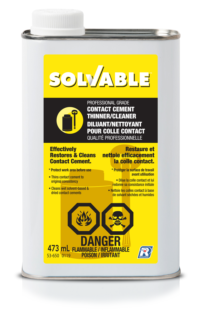 Solvable Professional Grade Contact Cement Thinner/Cleaner