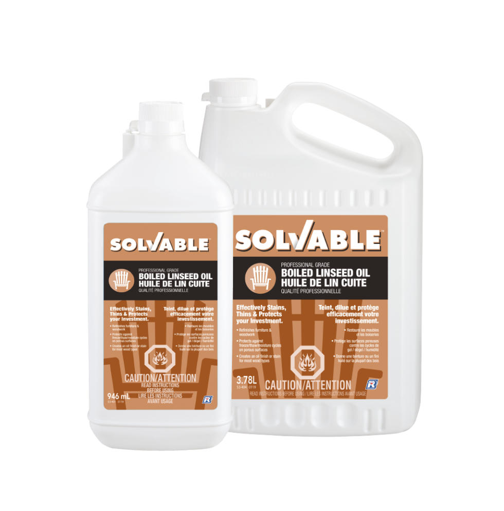 Boiled Linseed Oil Made in Canada Solvable