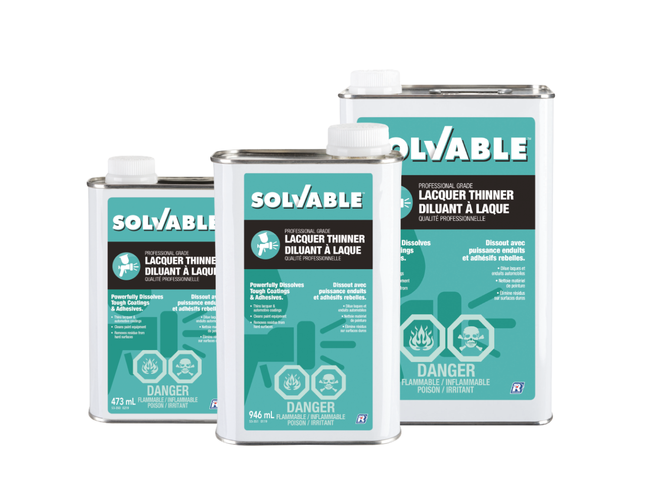 Lacquer Thinner Made in Canada Solvable