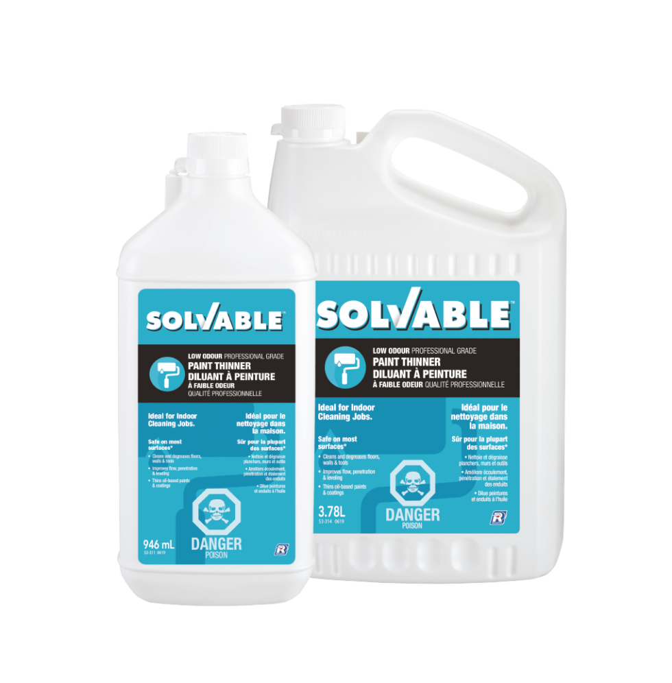 Low Odour Paint Thinner Made in Canada Solvable