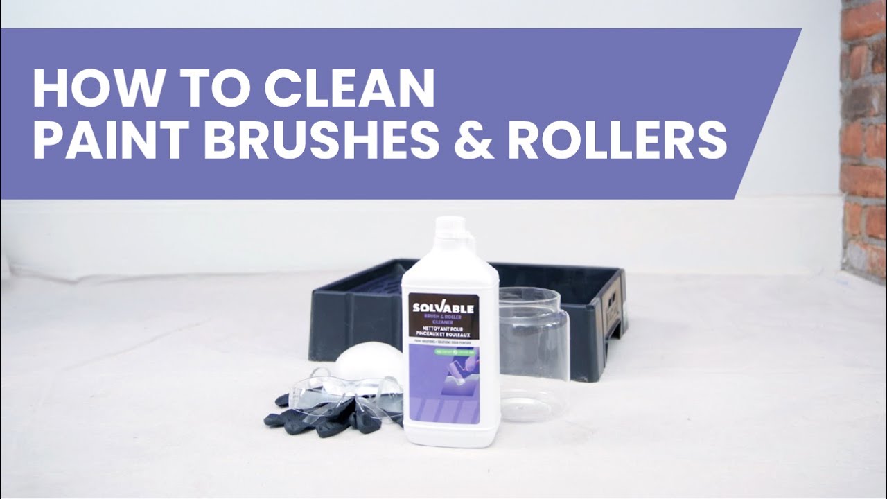 How to Clean Paint Brushes & Rollers with Solvable™ Brush & Roller Cleaner