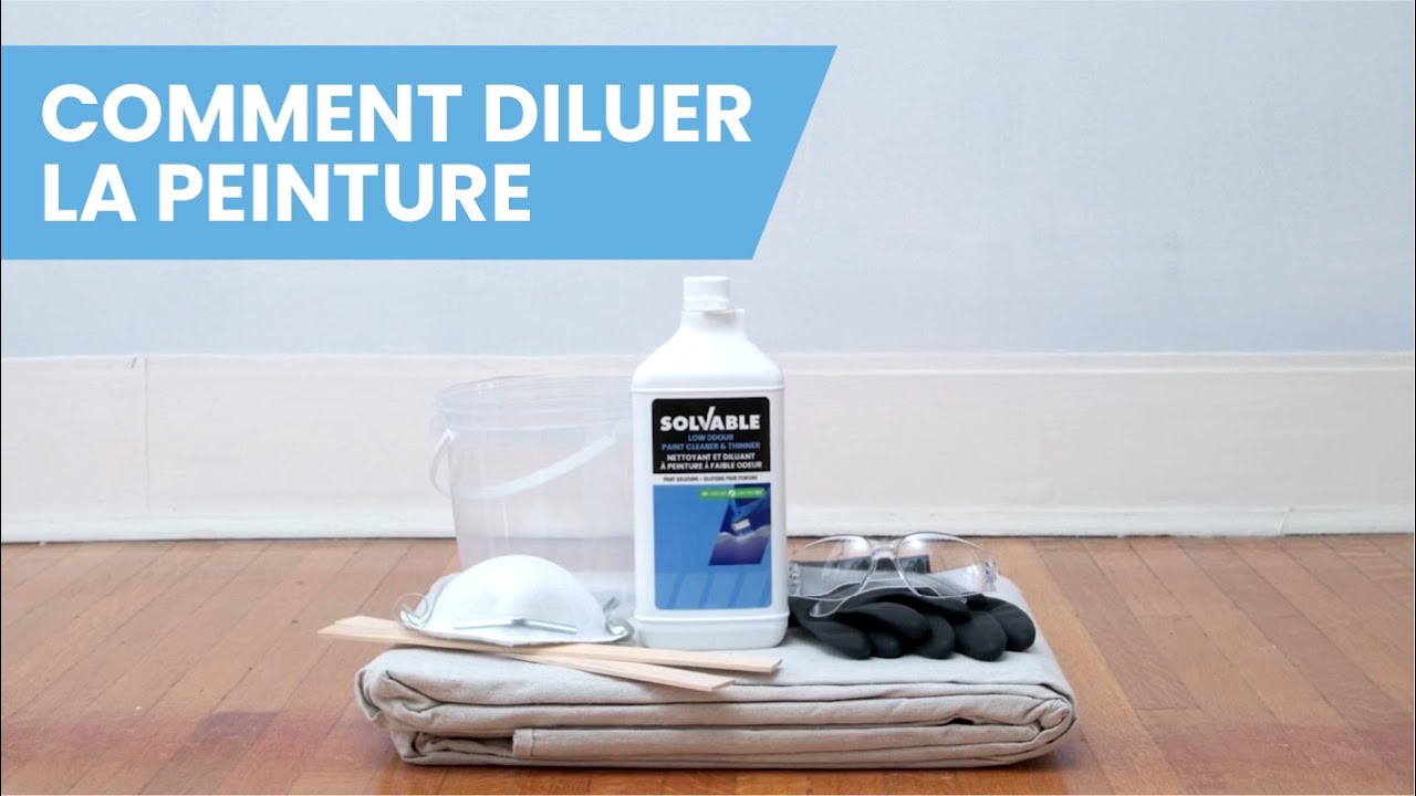 Comment diluer la peinture avec le nettoyant et diluant à peinture Solvable™ - Solvable